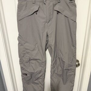 The North Face Hyvent Pants Snow Ski Snowboard Gray Sz L Mens Waterproof Outdoor
